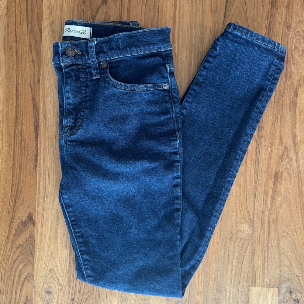 Madewell Jeans Women’s 26 Midrise Skinny Jeans 27” Inseam Dark Wash